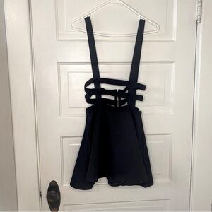 URBAN COCO Elastic Top Suspender Skater Women's Skirt Size Small